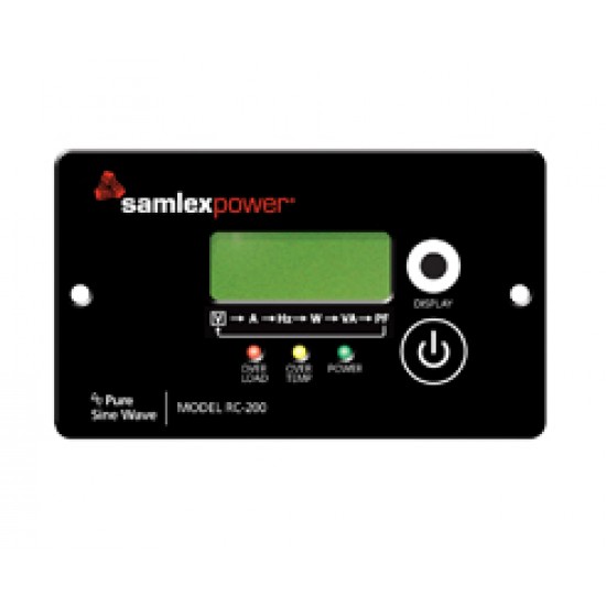 TÉLÉCOMMANDE POUR ONDULEUR SAMLEX  RC-200 LCD